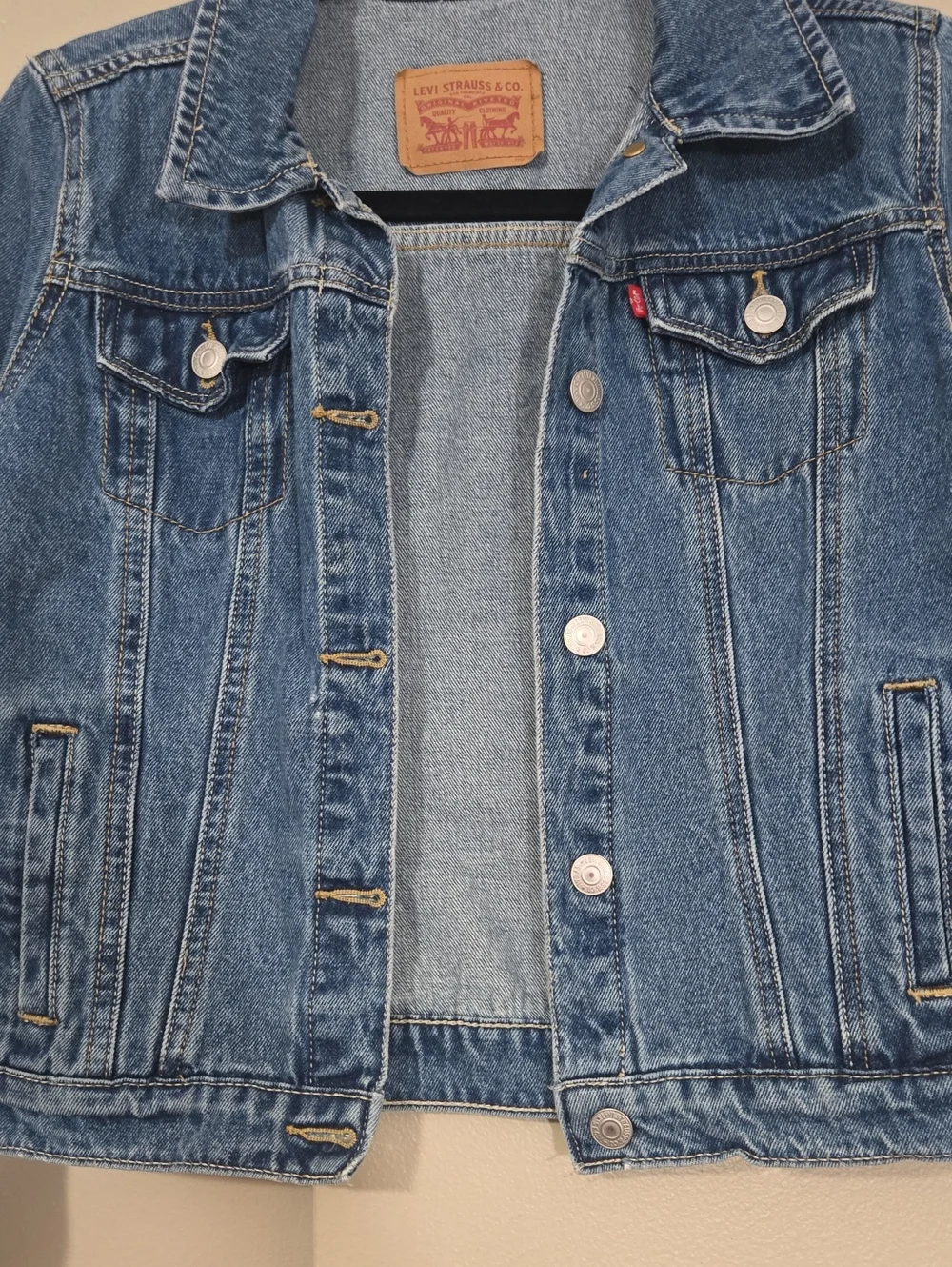 Levi's Kids Medium Blue Denim Trucker Jacket